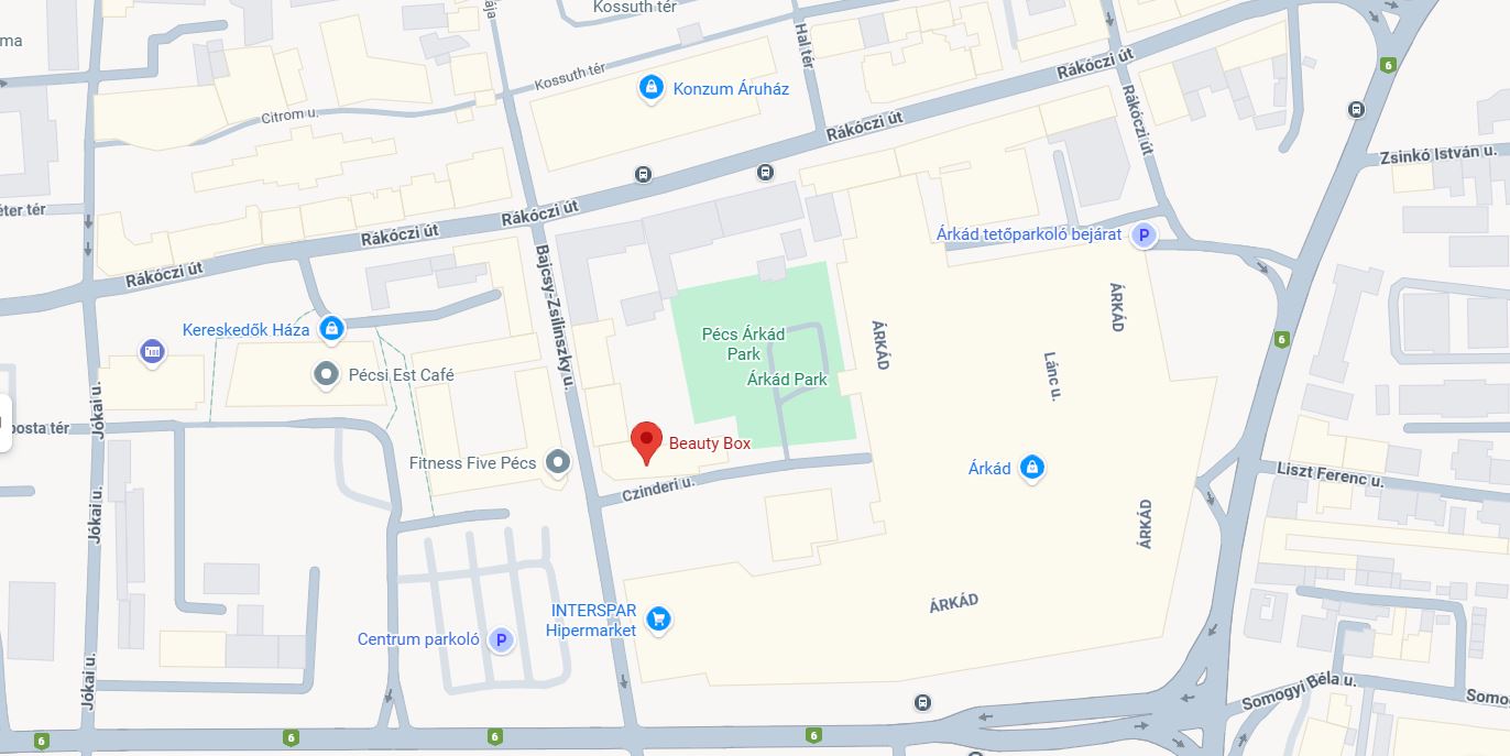 Beauty Box location on Google Maps